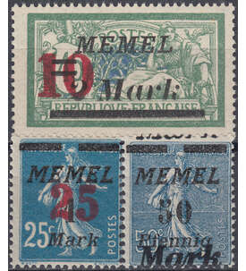 Memel Nr. 121-123