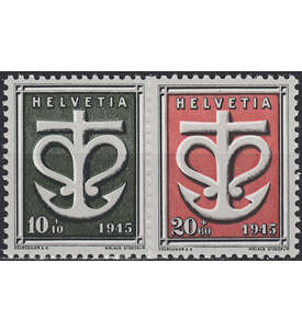 Schweiz Nr. 443-444 postfrisch Kriegsgeschdigte 1945